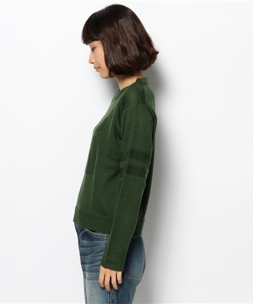 CIAOPANIC(チャオパニック)の「【Ciaopanic】ナンバリングPDニット(ニット/セーター・レディース・グリーン/グレー/ホワイト・FREE)」の9枚目の写真