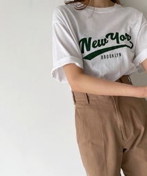 CANAL JEAN | via j(ヴィアジェイ) "NewYork"半袖Tシャツ(Tシャツ/カットソー)