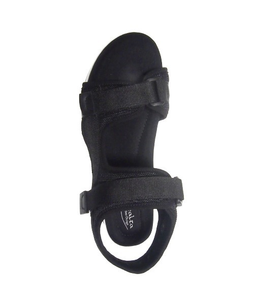 Realta（レアルタ）の「Realta(レアルタ) メッシュベルトのダブルベルトベルクロ厚底スポーツ サンダル（サンダル・レディース・ブラック/グレー・S/M/L/LL）」の17枚目の写真