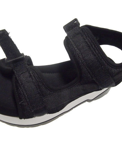 Realta（レアルタ）の「Realta(レアルタ) メッシュベルトのダブルベルトベルクロ厚底スポーツ サンダル（サンダル・レディース・ブラック/グレー・S/M/L/LL）」の20枚目の写真