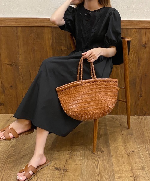 ABITOKYO（アビトーキョー）の「フロント刺繍レースショルダーワンピース（ワンピース・レディース・ホワイト/ブラック・FREE）」の19枚目の写真