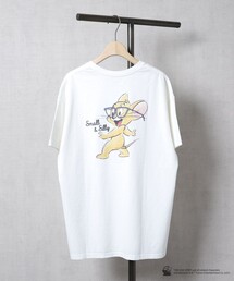 FREAK'S STORE | 【WEB限定】TOM AND JERRY/トムとジェリー　別注線画プリントTシャツ/アニメプリント(Tシャツ/カットソー)