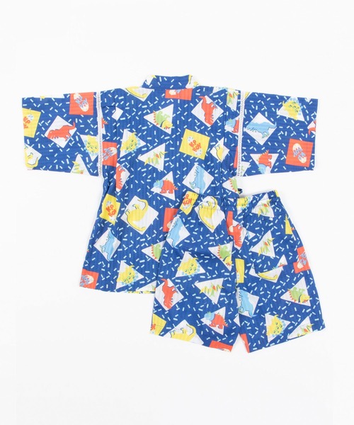 KP DECO（ケーピーデコ）の「サメ柄・恐竜柄　甚平(100-110cm)（浴衣・キッズ・ブルー系その他/ブルー・110cm/100cm）」の10枚目の写真