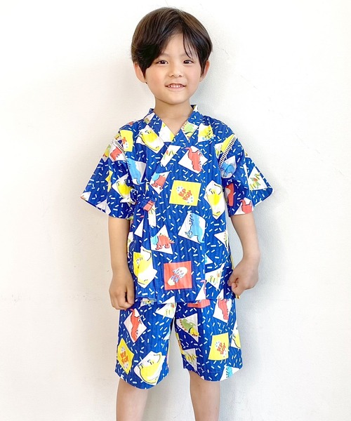 KP DECO（ケーピーデコ）の「サメ柄・恐竜柄　甚平(100-110cm)（浴衣・キッズ・ブルー系その他/ブルー・110cm/100cm）」の22枚目の写真