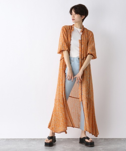 JEANASIS（ジーナシス）の「バックスラッシュタンク/942140（タンクトップ・レディース・ホワイト/グレイッシュベージュ/ブラック/レンガ・FREE）」の9枚目の写真