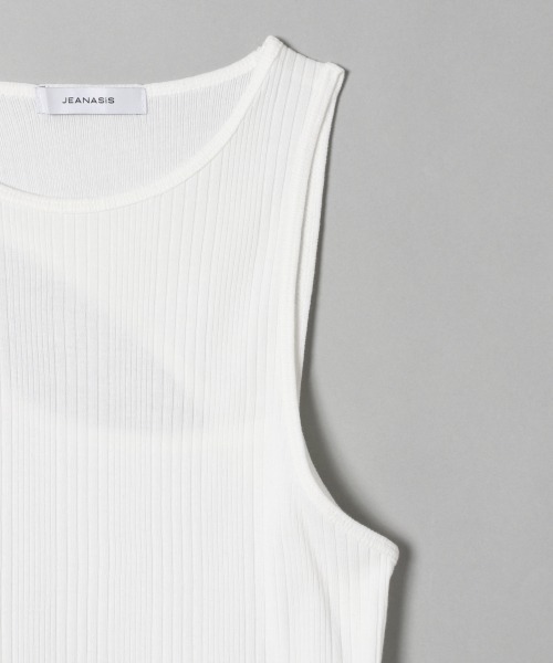 JEANASIS（ジーナシス）の「バックスラッシュタンク/942140（タンクトップ・レディース・ホワイト/グレイッシュベージュ/ブラック/レンガ・FREE）」の10枚目の写真