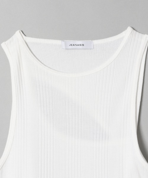 JEANASIS（ジーナシス）の「バックスラッシュタンク/942140（タンクトップ・レディース・ホワイト/グレイッシュベージュ/ブラック/レンガ・FREE）」の14枚目の写真