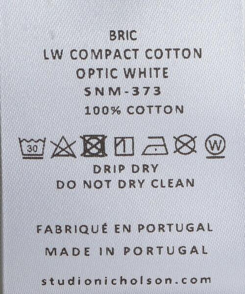 STUDIO NICHOLSON(スタジオニコルソン)の「<STUDIO NICHOLSON(スタジオ ニコルソン)> ブリック Tシャツ(Tシャツ/カットソー・メンズ・ホワイト/ブラック/オレンジ系その他・SMALL/MEDIUM)」の6枚目の写真