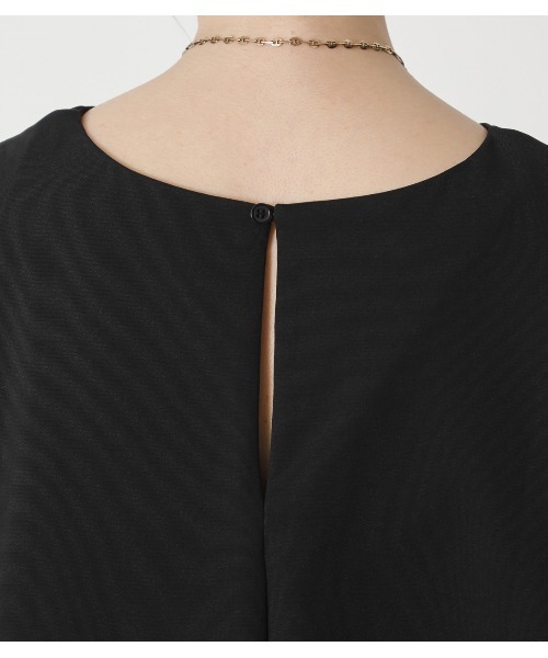 crie conforto（クリーコンフォルト）の「e.line タックカバーノースリーブワンピース（ワンピース・レディース・ブラック/ベージュ/グリーン・FREE）」の20枚目の写真