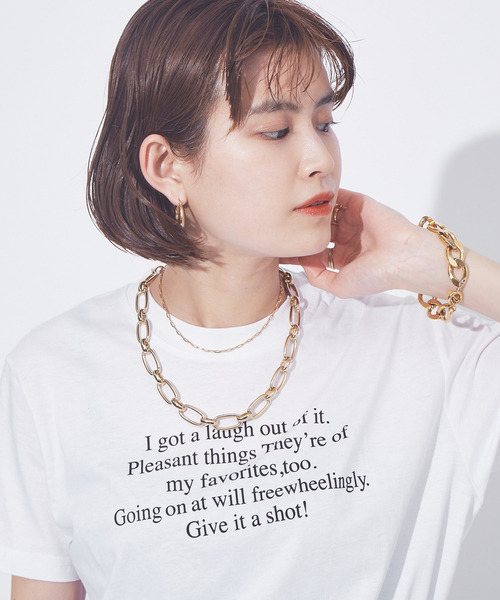 Rouge vif（ルージュヴィフ）の「【ucalypt】チェーンネックレス（ネックレス・レディース・ゴールド・フリー）」の8枚目の写真