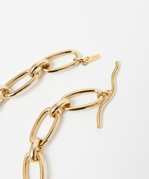 Rouge vif（ルージュヴィフ）の「【ucalypt】チェーンネックレス（ネックレス・レディース・ゴールド・フリー）」の3枚目の写真