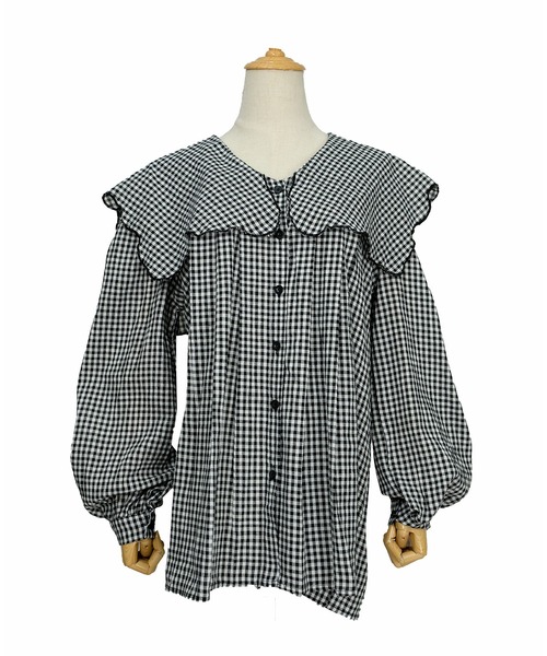 ANDJ(アンドジェイ)の「ビッグカラーブラウス(シャツ/ブラウス・レディース・ホワイト/その他・M)」の21枚目の写真