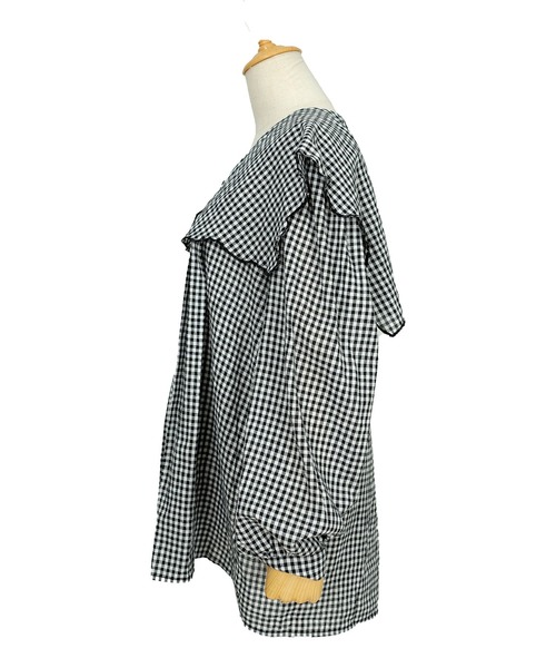 ANDJ(アンドジェイ)の「ビッグカラーブラウス(シャツ/ブラウス・レディース・ホワイト/その他・M)」の4枚目の写真