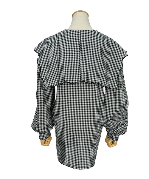 ANDJ(アンドジェイ)の「ビッグカラーブラウス(シャツ/ブラウス・レディース・ホワイト/その他・M)」の18枚目の写真