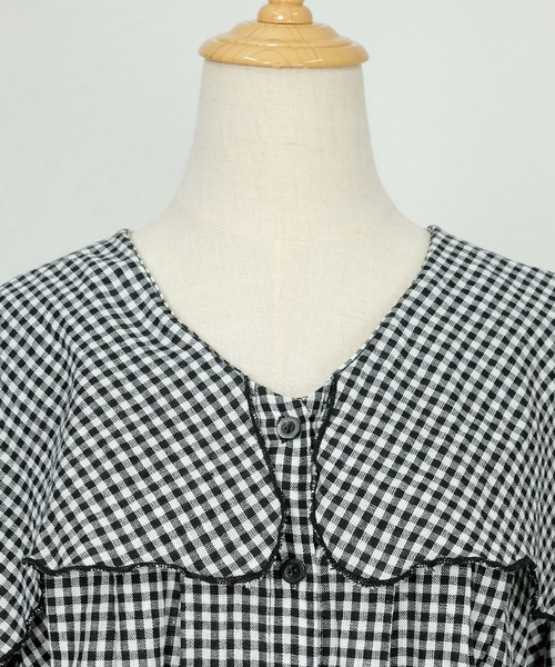 ANDJ(アンドジェイ)の「ビッグカラーブラウス(シャツ/ブラウス・レディース・ホワイト/その他・M)」の13枚目の写真