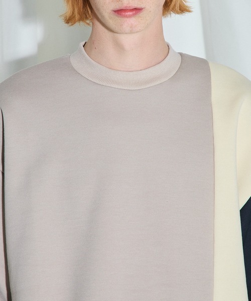 UNITED TOKYO（ユナイテッドトウキョウ）の「コンビダンボールTシャツ（Tシャツ/カットソー・メンズ・ブラック/ベージュ/ブルー/ブラウン・1/2）」の16枚目の写真