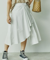 アシメヘムフレアスカート