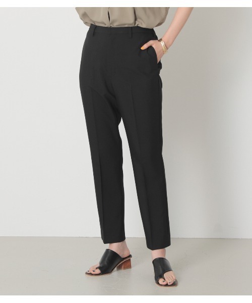 crie conforto（クリーコンフォルト）の「チョップスティックパンツ（スラックス・レディース・ブラック/ベージュ/グレー・SMALL/MEDIUM/LARGE）」の2枚目の写真