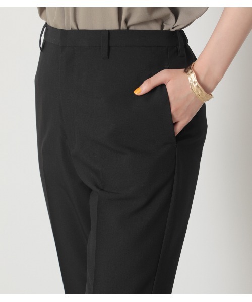 crie conforto（クリーコンフォルト）の「チョップスティックパンツ（スラックス・レディース・ブラック/ベージュ/グレー・SMALL/MEDIUM/LARGE）」の12枚目の写真