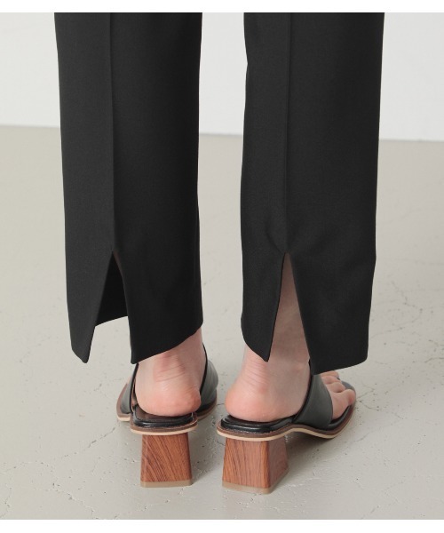 crie conforto（クリーコンフォルト）の「チョップスティックパンツ（スラックス・レディース・ブラック/ベージュ/グレー・SMALL/MEDIUM/LARGE）」の21枚目の写真