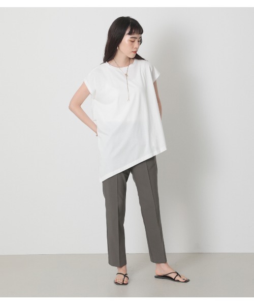 crie conforto（クリーコンフォルト）の「チョップスティックパンツ（スラックス・レディース・ブラック/ベージュ/グレー・SMALL/MEDIUM/LARGE）」の17枚目の写真