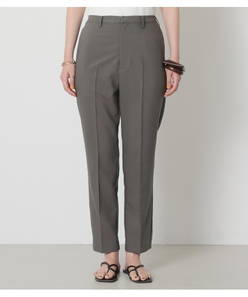 crie conforto（クリーコンフォルト）の「チョップスティックパンツ（スラックス・レディース・ブラック/ベージュ/グレー・SMALL/MEDIUM/LARGE）」の5枚目の写真