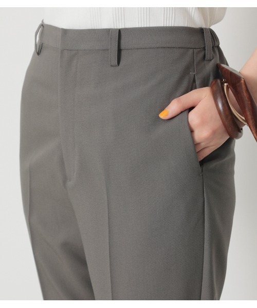crie conforto（クリーコンフォルト）の「チョップスティックパンツ（スラックス・レディース・ブラック/ベージュ/グレー・SMALL/MEDIUM/LARGE）」の10枚目の写真