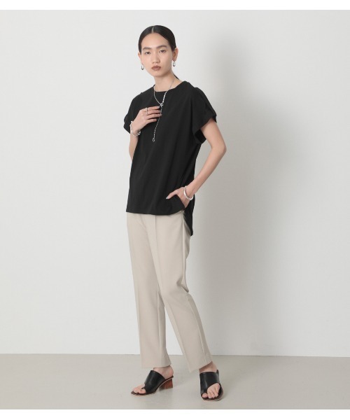 crie conforto（クリーコンフォルト）の「チョップスティックパンツ（スラックス・レディース・ブラック/ベージュ/グレー・SMALL/MEDIUM/LARGE）」の18枚目の写真