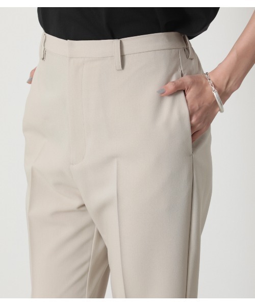 crie conforto（クリーコンフォルト）の「チョップスティックパンツ（スラックス・レディース・ブラック/ベージュ/グレー・SMALL/MEDIUM/LARGE）」の11枚目の写真