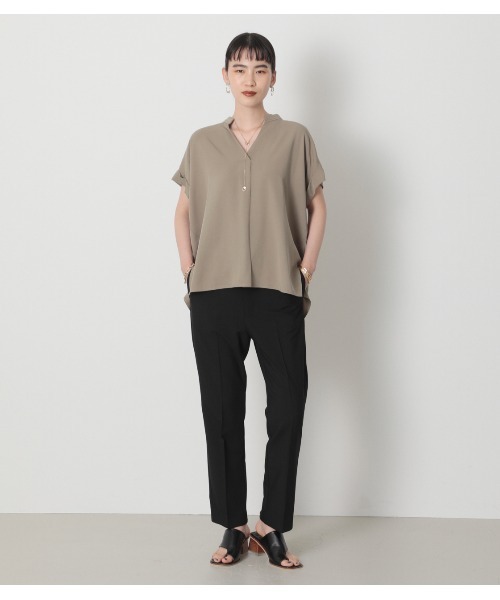 crie conforto（クリーコンフォルト）の「チョップスティックパンツ（スラックス・レディース・ブラック/ベージュ/グレー・SMALL/MEDIUM/LARGE）」の16枚目の写真