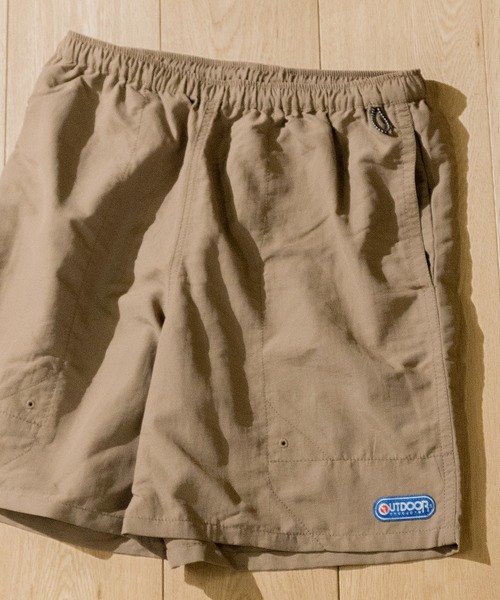 OUTDOOR PRODUCTS(アウトドアプロダクツ)の「【3】〔OUTDOOR PRODUCTS / アウトドアプロダクツ〕水陸両用ナイロンバギーショートパンツ(その他パンツ・メンズ・マスタード/ベージュ/パープル/ブラック/その他2/その他/その他1/エメラルドブルー/グリーン/モカ/ライトイエロー/ライトパープル/ライトオレンジ系/イエロー系その他/パープル系その他/ブラック系その他/グリーン系その他/チャコールグレー/ネイビー・LARGE/MEDIUM/X-LARGE/120)」の6枚目の写真