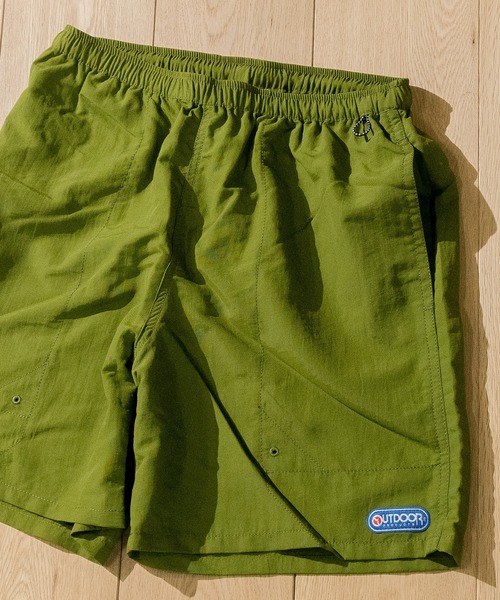OUTDOOR PRODUCTS(アウトドアプロダクツ)の「【3】〔OUTDOOR PRODUCTS / アウトドアプロダクツ〕水陸両用ナイロンバギーショートパンツ(その他パンツ・メンズ・マスタード/ベージュ/パープル/ブラック/その他2/その他/その他1/エメラルドブルー/グリーン/モカ/ライトイエロー/ライトパープル/ライトオレンジ系/イエロー系その他/パープル系その他/ブラック系その他/グリーン系その他/チャコールグレー/ネイビー・LARGE/MEDIUM/X-LARGE/120)」の7枚目の写真