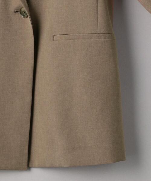 BEAUTY&YOUTH UNITED ARROWS(ビューティーアンドユースユナイテッドアローズ)の「BY ポリエステルキュプラダブルジャケット(テーラードジャケット・レディース・モカ/ネイビー・SMALL/MEDIUM)」の15枚目の写真