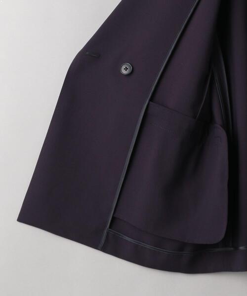 BEAUTY&YOUTH UNITED ARROWS(ビューティーアンドユースユナイテッドアローズ)の「BY ポリエステルキュプラダブルジャケット(テーラードジャケット・レディース・モカ/ネイビー・SMALL/MEDIUM)」の19枚目の写真