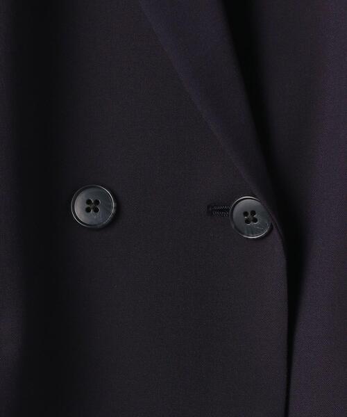 BEAUTY&YOUTH UNITED ARROWS(ビューティーアンドユースユナイテッドアローズ)の「BY ポリエステルキュプラダブルジャケット(テーラードジャケット・レディース・モカ/ネイビー・SMALL/MEDIUM)」の20枚目の写真