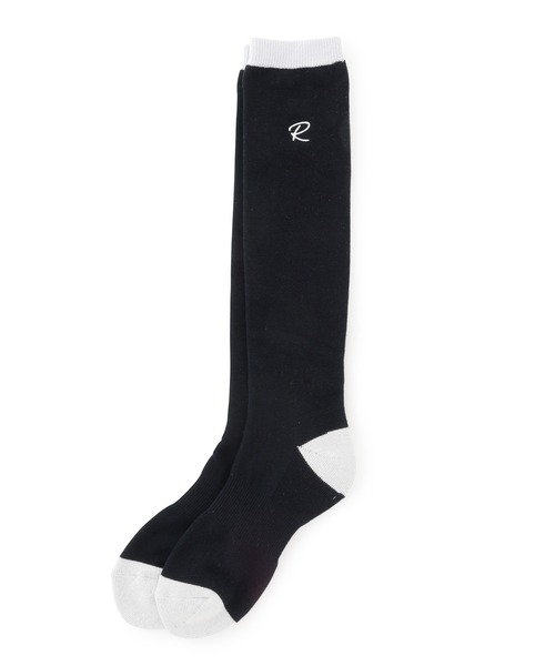 JUN&ROPE'（ジュンアンドロペ）の「ラメライン使いハイソックス（ソックス/靴下・レディース・ホワイト/ブラック/ネイビー・FREE）」の3枚目の写真