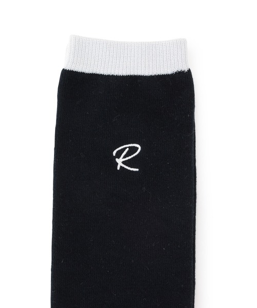 JUN&ROPE'（ジュンアンドロペ）の「ラメライン使いハイソックス（ソックス/靴下・レディース・ホワイト/ブラック/ネイビー・FREE）」の6枚目の写真