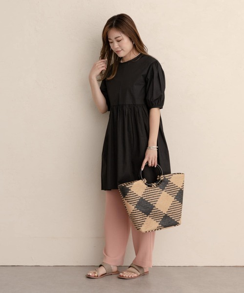 RODE SKO(ロデスコ)の「ANITA 柄かごバッグ(トートバッグ・レディース・ホワイト/ブラック・ONE)」の18枚目の写真