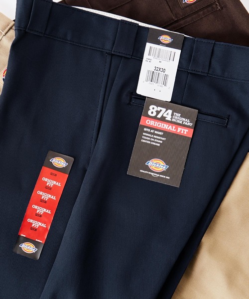 Dickies（ディッキーズ）の「Dickies / ディッキーズ THE ORIGINAL 874 ワイドチノパンツ（チノパンツ・メンズ・ホワイト/ブラック/オリーブ/ダークブラウン/インディゴブルー/チャコールグレー/キャメル/グリーン系その他/マルーン/シルバーグレー/サンドベージュ/カモフラージュ/ネイビー系・28inch/34inch/30inch/32inch/36inch）」の11枚目の写真