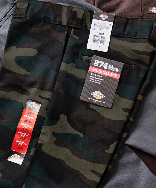 Dickies（ディッキーズ）の「Dickies / ディッキーズ THE ORIGINAL 874 ワイドチノパンツ（チノパンツ・メンズ・ホワイト/ブラック/オリーブ/ダークブラウン/インディゴブルー/チャコールグレー/キャメル/グリーン系その他/マルーン/シルバーグレー/サンドベージュ/カモフラージュ/ネイビー系・28inch/34inch/30inch/32inch/36inch）」の13枚目の写真