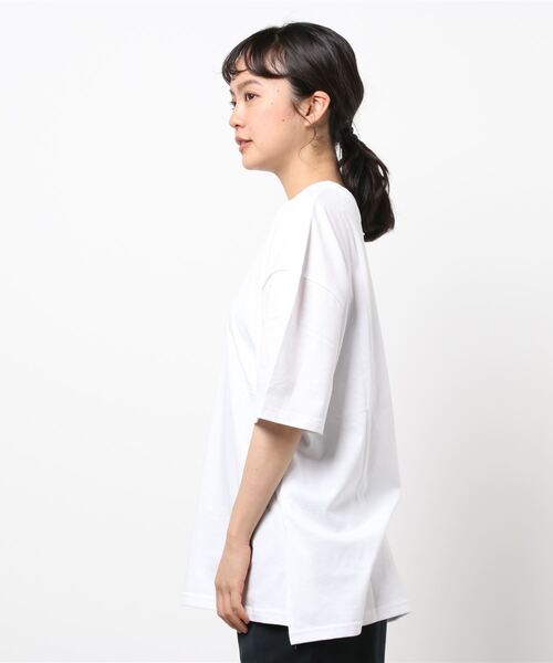 BEN DAVIS（ベンデイビス）の「BEN DAVIS ladies PRINT TEE（Tシャツ/カットソー・レディース・ホワイト/ブラック・MEDIUM/LARGE）」の5枚目の写真