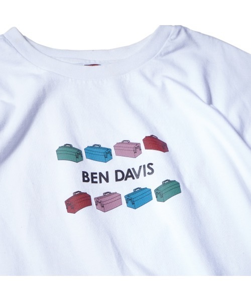 BEN DAVIS（ベンデイビス）の「BEN DAVIS ladies PRINT TEE（Tシャツ/カットソー・レディース・ホワイト/ブラック・MEDIUM/LARGE）」の7枚目の写真