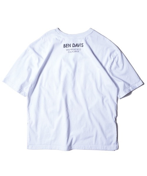 BEN DAVIS（ベンデイビス）の「BEN DAVIS ladies PRINT TEE（Tシャツ/カットソー・レディース・ホワイト/ブラック・MEDIUM/LARGE）」の9枚目の写真