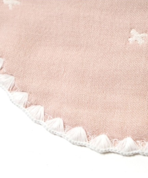 10mois（ディモワ）の「【10mois(ディモワ)】ふくふくガーゼ クロス柄2wayビブ(2枚セット)（スタイ/よだれかけ・キッズ・ライトブルー/ベビーピンク・ONE SIZE）」の10枚目の写真