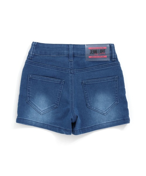 JENNI love(ジェニィラブ)の「接触冷感ツートンロゴデニムショーパン(デニムパンツ・キッズ・サックスブルー/ブルー・130cm/140cm/150cm/160cm)」の9枚目の写真