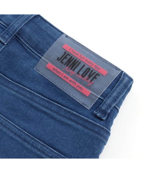 JENNI love(ジェニィラブ)の「接触冷感ツートンロゴデニムショーパン(デニムパンツ・キッズ・サックスブルー/ブルー・130cm/140cm/150cm/160cm)」の11枚目の写真