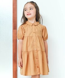 apres les cours | ティアードシャツワンピ(シャツワンピース)