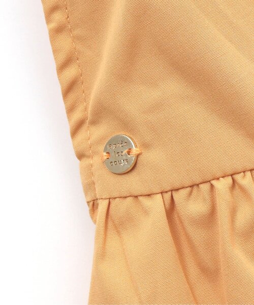 apres les cours（アプレレクール）の「ティアードシャツワンピ（シャツワンピース・キッズ・オフホワイト/オレンジ・100/110/130/140/90/120/80）」の11枚目の写真
