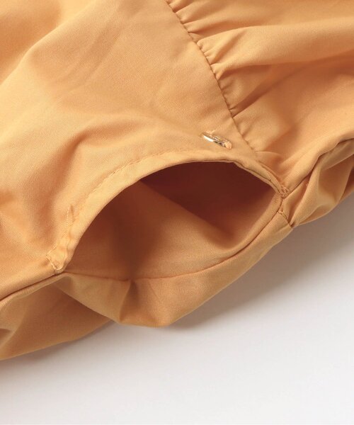 apres les cours（アプレレクール）の「ティアードシャツワンピ（シャツワンピース・キッズ・オフホワイト/オレンジ・100/110/130/140/90/120/80）」の12枚目の写真