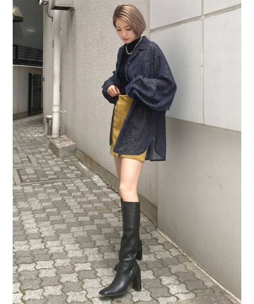 EMODA（エモダ）の「シアーオープンシャツ（シャツ/ブラウス・レディース・カーキ/その他1/その他/ブラック・FREE）」の18枚目の写真